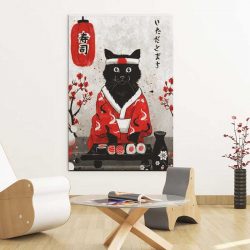 Tableau chat japonais