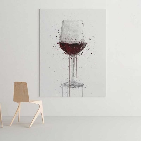 Tableau verre de vin