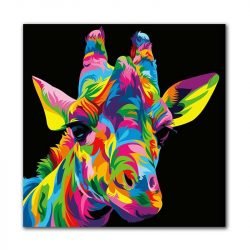 ▷ Tableau Girafe Pop Art
