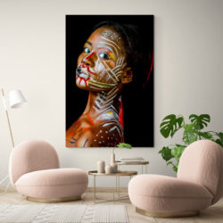 Peinture Femme Africaine Dos