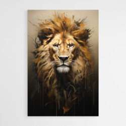tableau lion design 1
