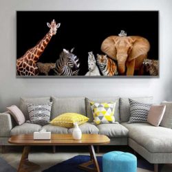 tableau animaux d'Afrique