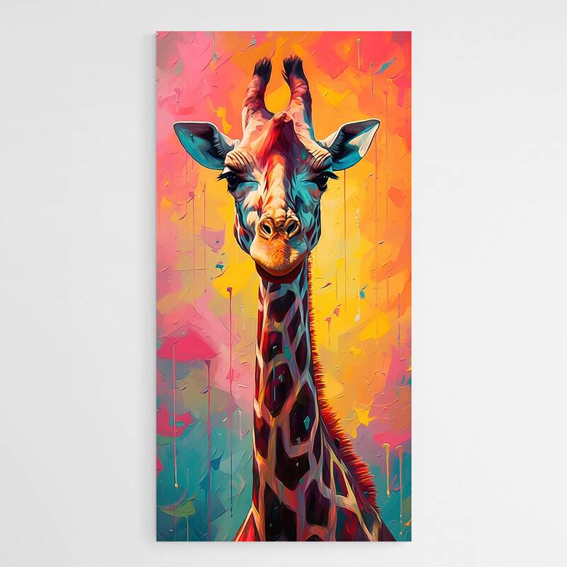 Tableau animaux : girafe