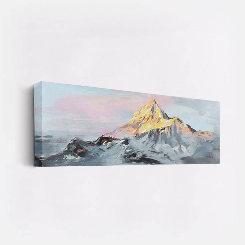 Tableau triptyque paysage de Montagne
