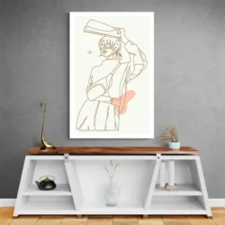 affiche dessin minimaliste portrait 2 3 3 1