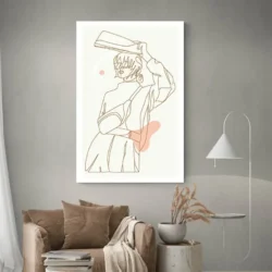 affiche dessin minimaliste portrait 2 3 4 1