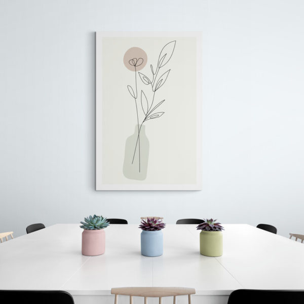 dessin plante minimaliste