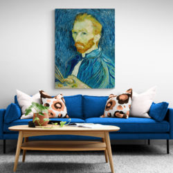 autoportrait bleu Van Gogh