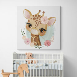 tableau girafe enfant