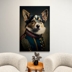 tableau chien aristocrate