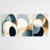 tableau triptyque abstrait moderne