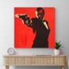 Tableau James bond rouge deco moderne