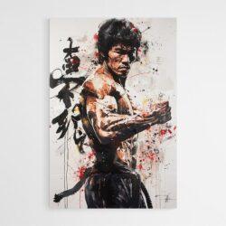 Tableau Street Art Bruce Lee