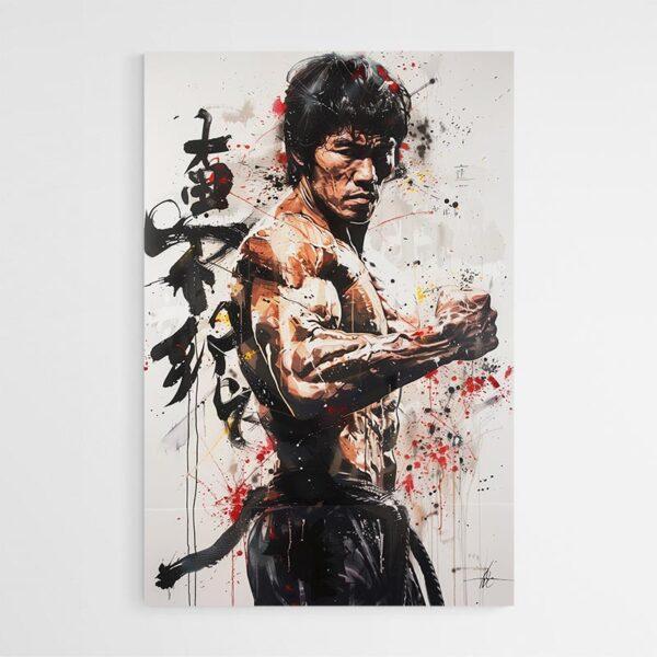 Tableau Street Art Bruce Lee