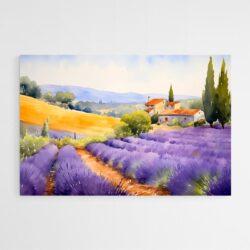 tableau aquarelle provence