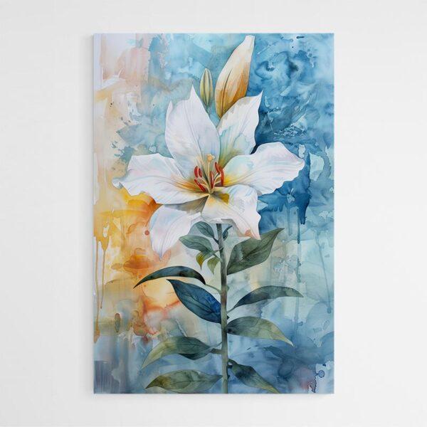 tableau fleur aquarelle