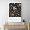 Affiche William Morris Chouette mur clair 1.webp