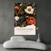 Affiche William Morris Coquelicots canape blanc 1.webp