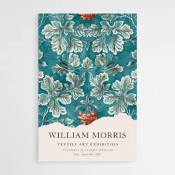 Affiche William Morris Feuilles de Chene 1 1.webp