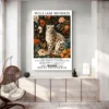 Affiche William Morris Leopard des Neiges deco moderne 1.webp