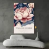 Affiche William Morris Lotus canape blanc 1.webp