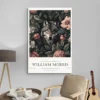 Affiche William Morris Loup decoration moderne 1.webp