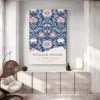 Affiche William Morris Passiflore deco moderne 1.webp