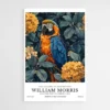 Affiche William Morris Perroquet Bleu 1 1.webp