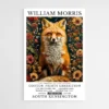 Affiche William Morris Renard et Fleurs 1 1.webp