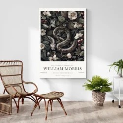 Affiche William Morris Vipere decoration contemporaine 1.webp