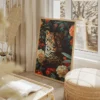 Tableau William Morris Leopard Jungle salon boheme 1.webp