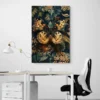 Tableau William Morris Papillon Fleurs bureau 1.webp