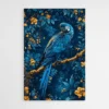 Tableau William Morris Perroquet Bleu 1 1.webp
