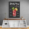 affiche bloody mary mur gris 1.webp