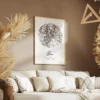 affiche carte rome salon taupe 1.webp