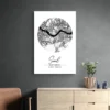 affiche carte seoul decoration sobre 1.webp