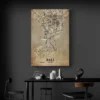 affiche carte vintage bali indonesia salon noir 1.webp