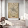 affiche carte vintage dijon france deco moderne 1.webp