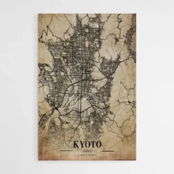 affiche carte vintage kyoto japan 1.webp