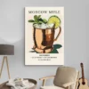 affiche ingredients moscow mule decoration moderne.webp