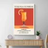 affiche ingredients tequilla sunrise mur clair 1.webp