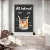 affiche recette old fashioned deco moderne 1.webp