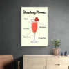 affiche strawberry mimosa decoration sobre 1.webp