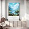 affiche voyage fjords deco moderne 1.webp