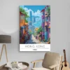 affiche voyage hong kong decoration moderne 1.webp