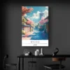 affiche voyage kyoto salon noir 1.webp