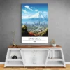 affiche voyage santiago mur gris 1.webp