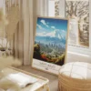 affiche voyage santiago salon boheme 1.webp