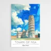 affiche voyage tour de pise 1 1.webp