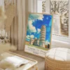affiche voyage tour de pise salon boheme 1.webp